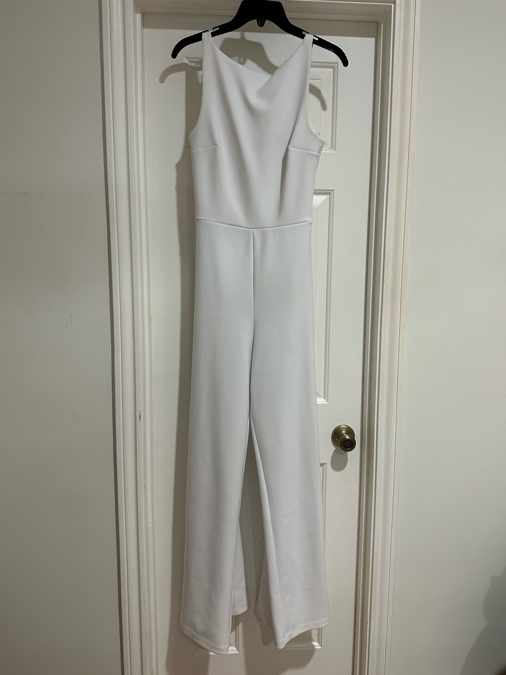 Abercrombie & Fitch White Wide-Leg Jumpsuit